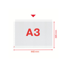Závěsný obal Esselte Standard - A3 matný / 75 my / 50 ks