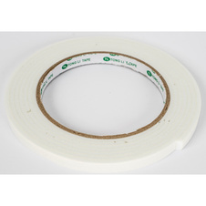 Lepicí páska oboustranná - 8 mm x 2,2 m / bílá pěnová