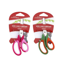 Nůžky CONCORE Candy dětské s měřítkem / 13,5 cm