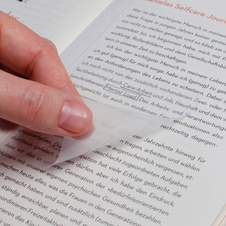 Samolepicí bloček transparentní - 75 x 75 mm / 75 lístků