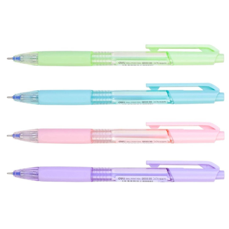 Kuličkové pero DELI Macaron - pastelový mix
