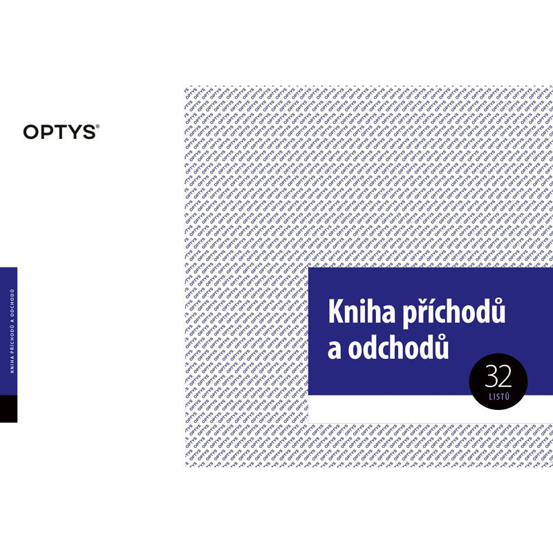 Optys 1269 kniha příchodů a odchodů 32 listů A4