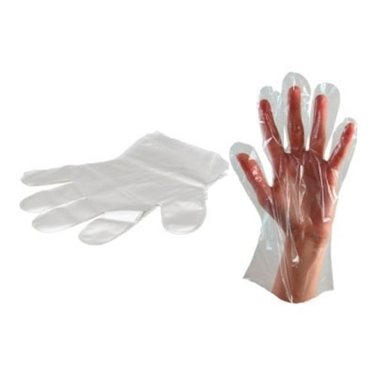 Jednorázové mikrotenové rukavice 100 ks