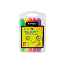 Voskové gelové pastelky - 12 barev
