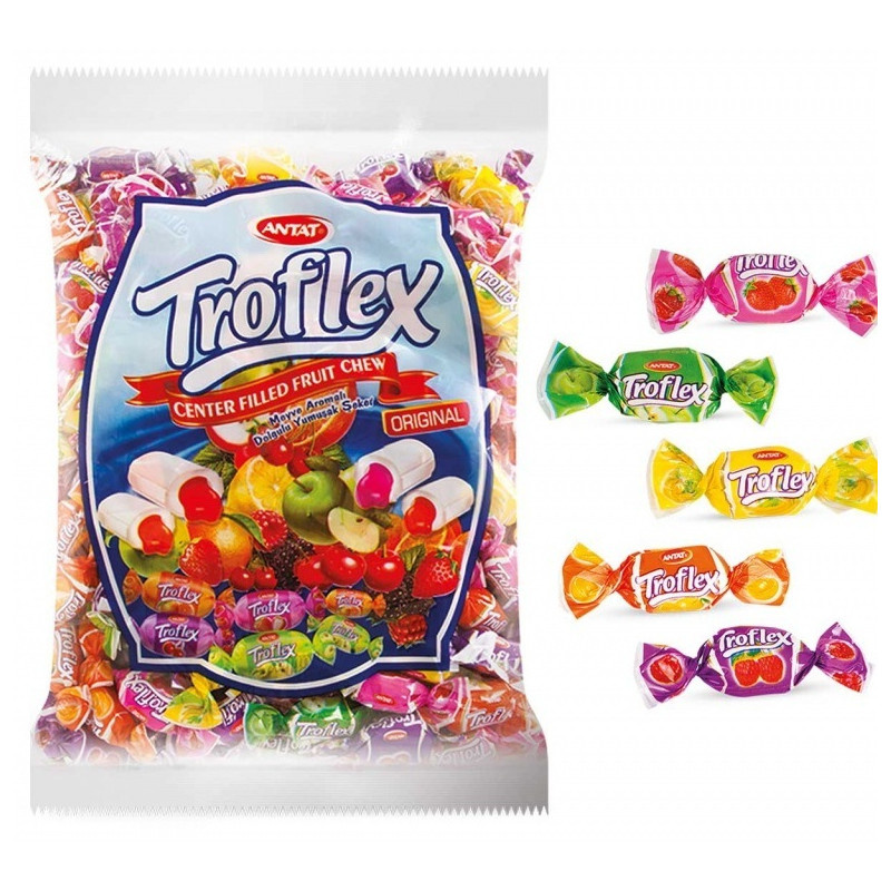 Bonbóny Pikolo / Troflex 1 kg - ovocný mix