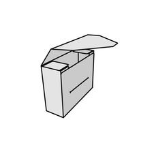 Archivní box Emba pro dlouhodobou archivaci / 35 cm x 26 cm x 11 cm