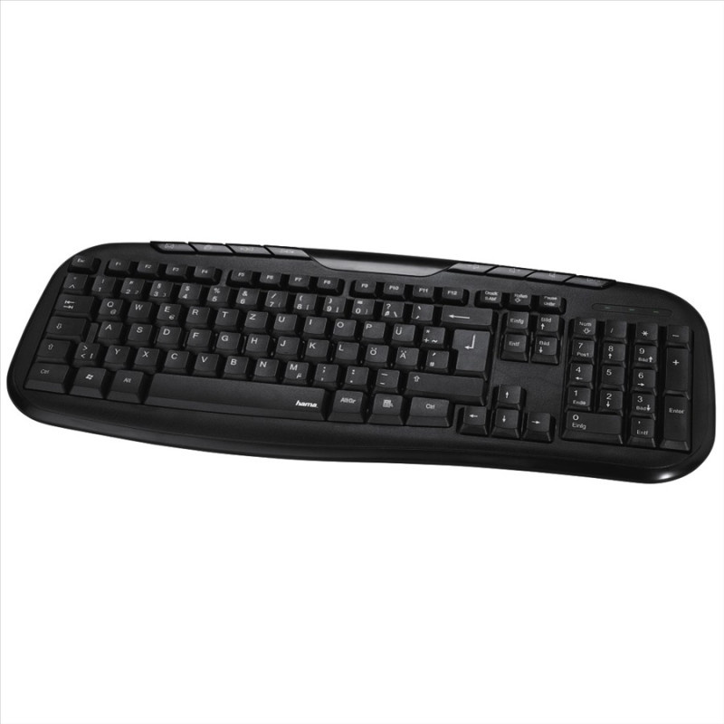 Klávesnice HAMA Celino - černá / USB kabel