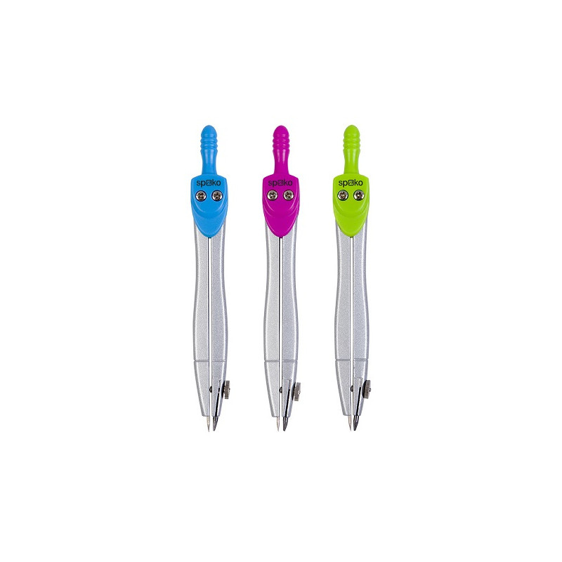 Kružítko školní - mix barev + příslušenství