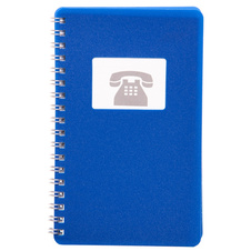 Telefonní záznamník se spirálou BOBO - modrá