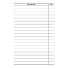 Stavební deník Baloušek A4 / 15 listů + 3x20 listů / PT255