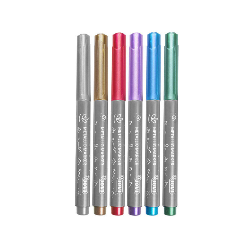 Popisovače JOVI DECOR METALIC - 6 barev