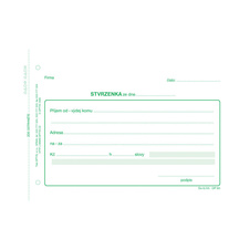 Optys 1080 stvrzenka NCR 100 listů A6