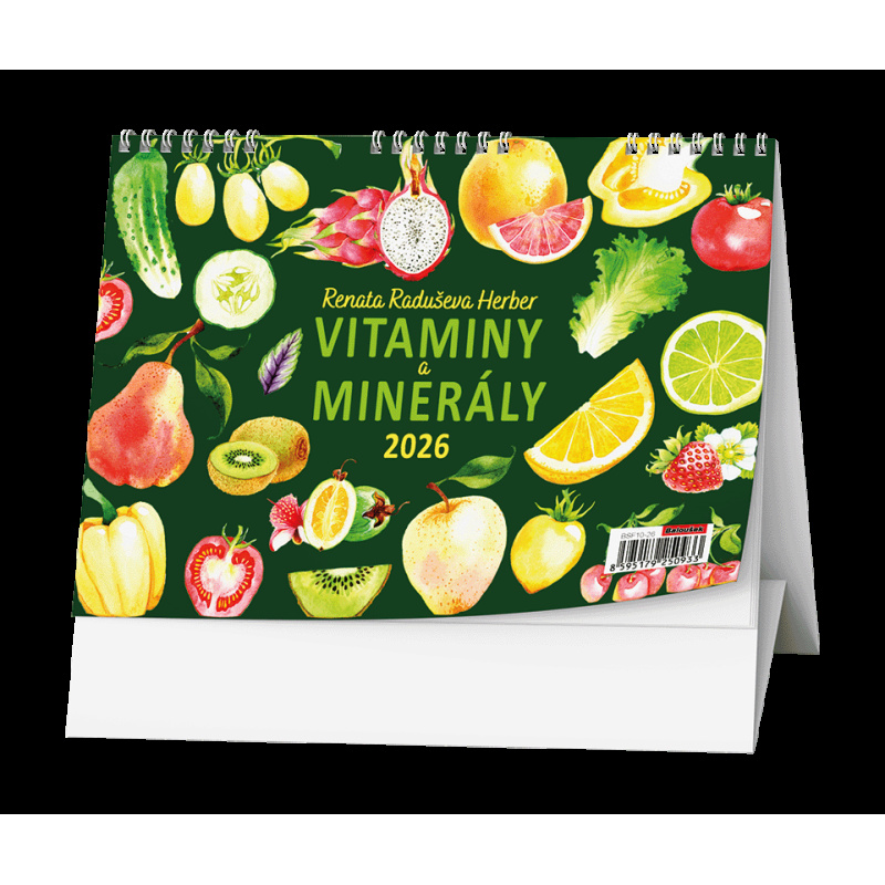 Kalendář stolní obrázkový Vitamíny a minerály / BSF10