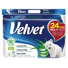 Papír toaletní Velvet 3-vrstvý / 24 ks