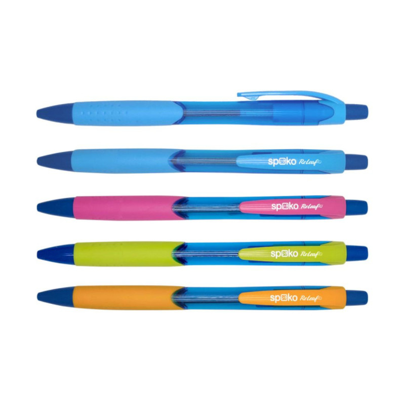 Kuličkové pero Spoko ReLeaf Aqua - barevný mix