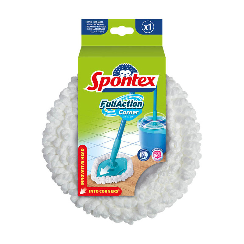 Mop Spontex Full Action Corner Plus - náhradní návlek