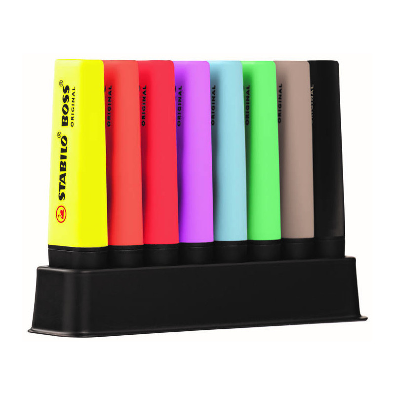Zvýrazňovač STABILO® BOSS® ORIGINAL - sada 8 ks