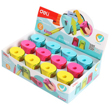 Ořezávátko DELI se zásobníkem U-TOUCH / barevný mix