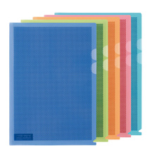 Zakládací obal A4 MASKOVACÍ - tvar L / mix barev / 5 ks