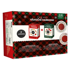 Dárková sada LEROS - Čaje pro vánoční harmonii / 2 x 20 ks