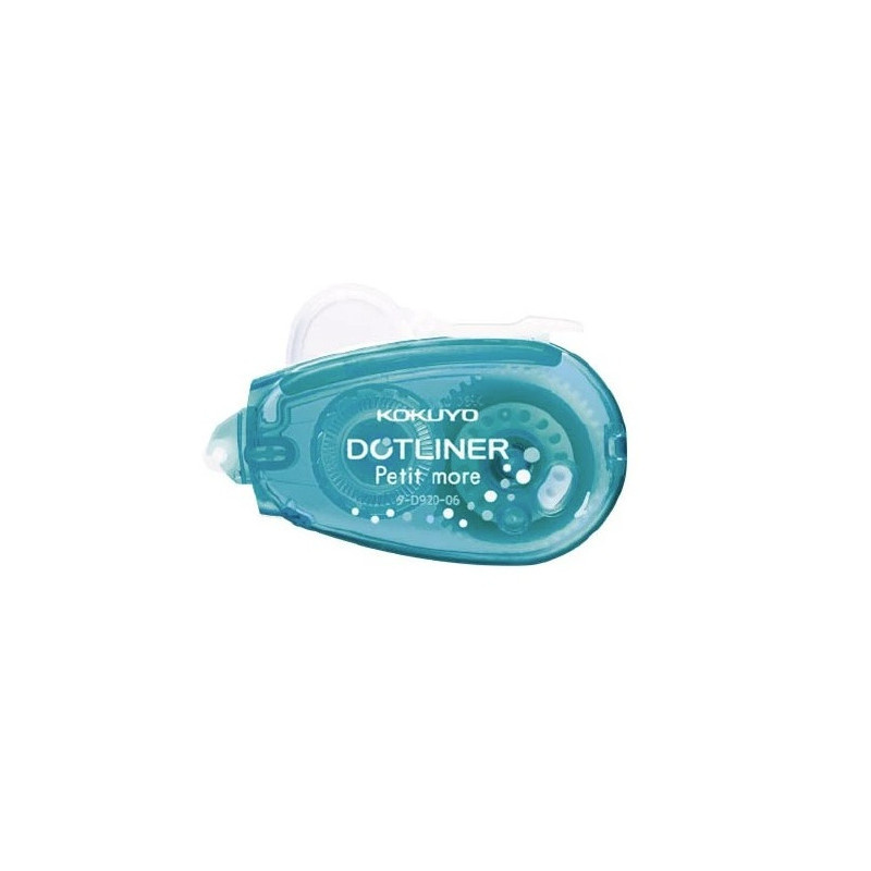 Lepicí roller Kukuyo - 6 mm x 10 m / modrý - tečky