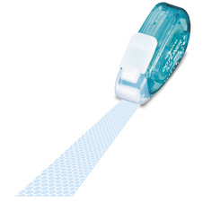 Lepicí roller Kukuyo - 6 mm x 10 m / modrý - tečky