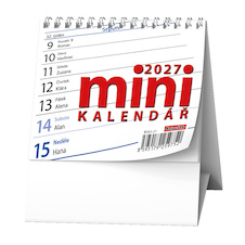 Kalendář stolní pracovní - Mini / BSA3