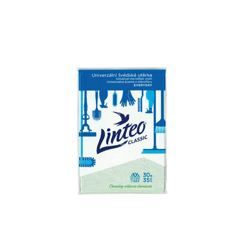 Linteo Classic švédska utěrka z mikrovlákna 30 x 35 cm