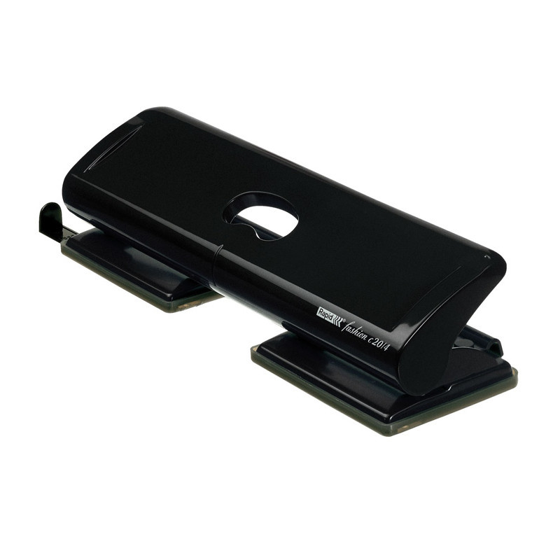 Kancelářský děrovač Rapid Fashion FC20/4 / černá - 20 listů