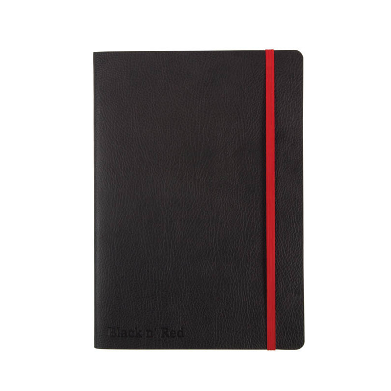 Zápisník Oxford Black n\'Red mix - A5 / linka / 72 linka