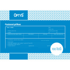 Optys 1051 cestovní příkaz 100 listů A5