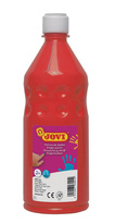Prstové barvy JOVI v láhvi - 750 ml / červená