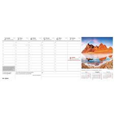 Kalendář stolní obrázkový - Svět hor / S50