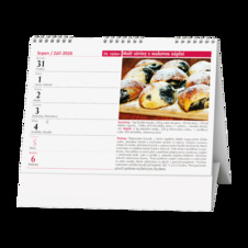 Kalendář stolní obrázkový Sladké mňamky / BSD11