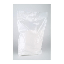 Taška odnosná s uchem 38 x 45 cm - bílá s průhmatem