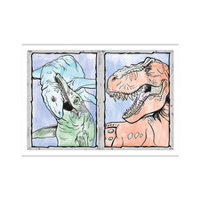 Omalovánky Maluj vodou - Dinosauři