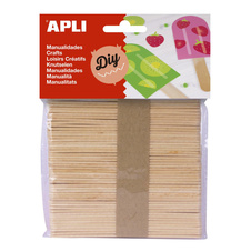 Dřívka APLI přírodní / 50 ks