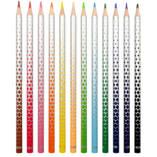 Pastelky Kores Kolores MAGIK trojhranné / gumovací / 12 barev