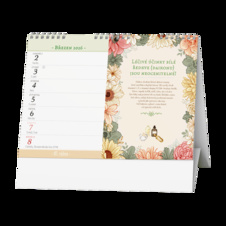 Kalendář stolní obrázkový Domácí lékárna / BSE8