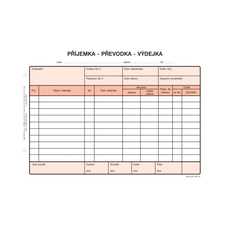 Optys 1087 příjemka - převodka - výdejka 100 listů NCR A5