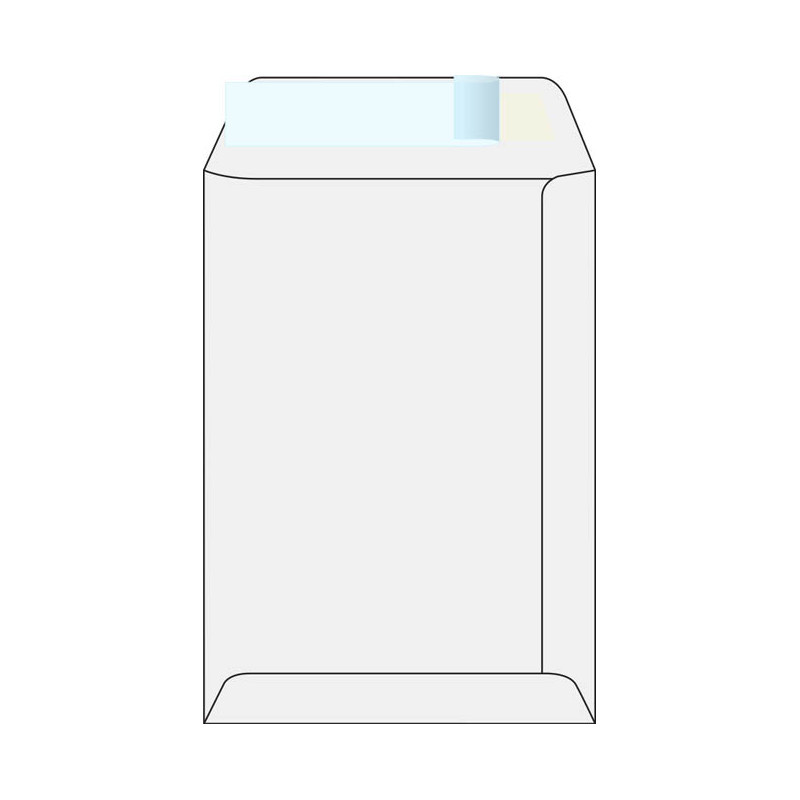 Obchodní tašky C5 samolepicí s krycí páskou - 500 ks