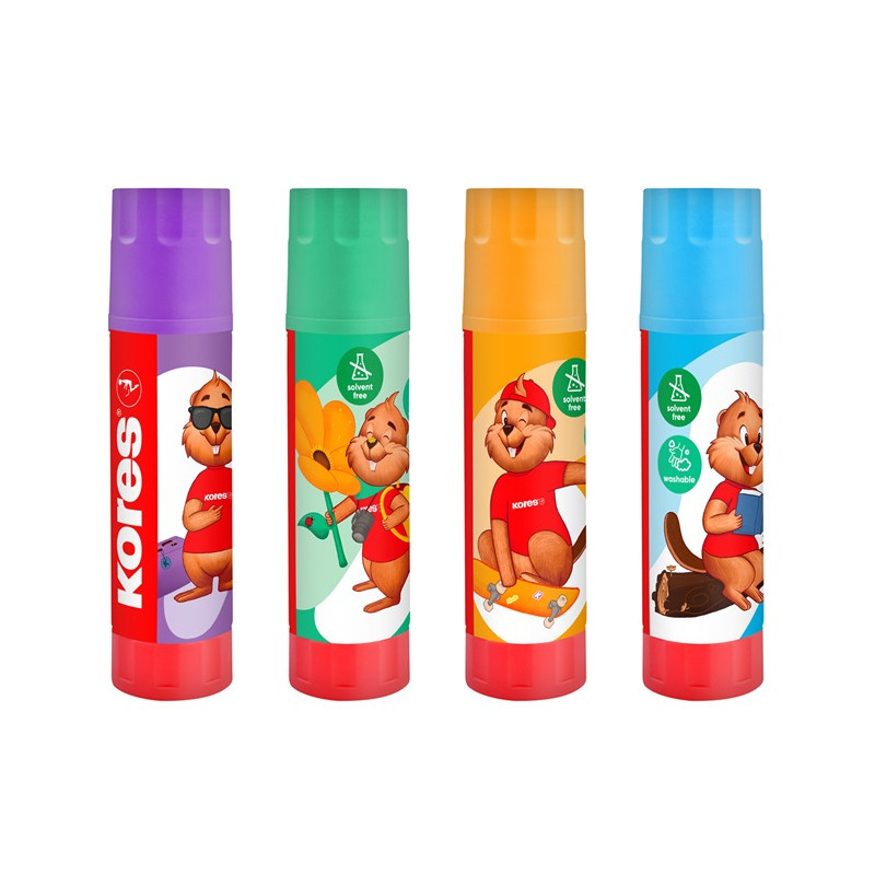 Lepicí tyčinka Kores 15 g - Bobřík mix