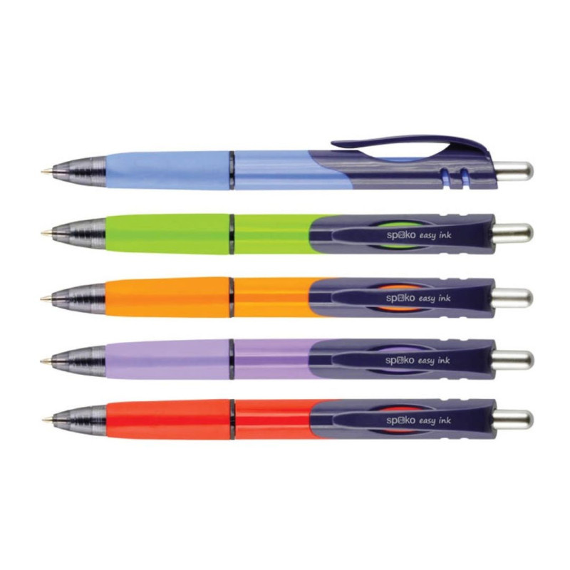 Kuličkové pero Spoko Triangle - barevný mix