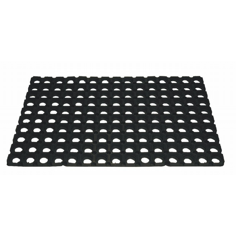 Gumová rohož HONEY - černá / 40 x 60 cm