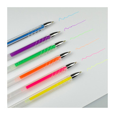 Kuličkové pero Kores K11-Pen NEON - sada 6 ks