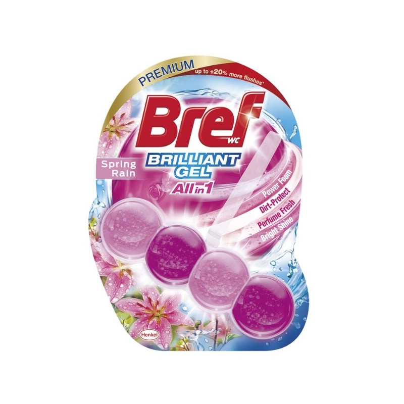 Bref WC blok Briliant gel kuličky 42g