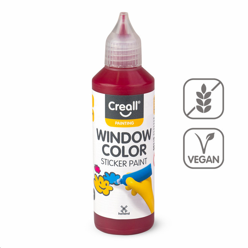 Barva na sklo Creall Widow Color - 80 ml / červená