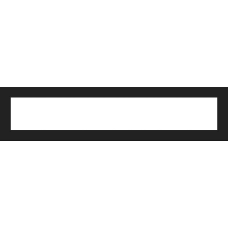 Magnetický informační rámeček LEAN A4/A3 - 317 x 75 mm / černá / 10 ks