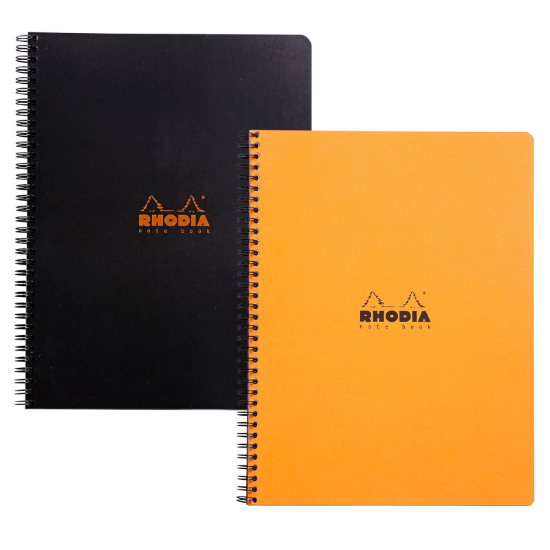 Blok kroužkový Clairefontaine Rhodia A4+ - linka / 80 listů / mix barev