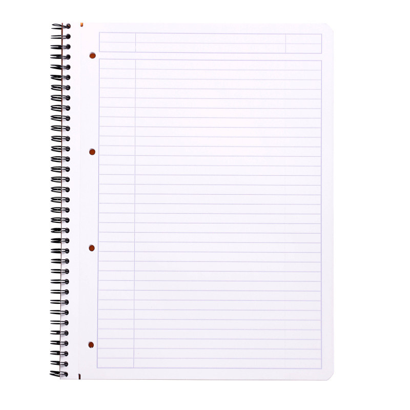 Blok kroužkový Clairefontaine Rhodia A4+ - linka / 80 listů / mix barev